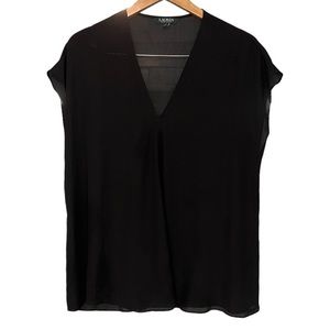 Ralph Lauren sheer top.